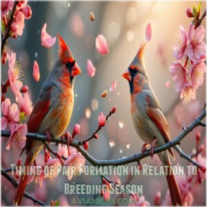 Timing of Pair Formation in Relation to Breeding Season