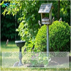 Tips for Attracting These Birds to Your Yard