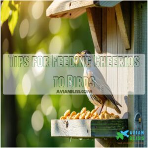 Tips for Feeding Cheerios to Birds