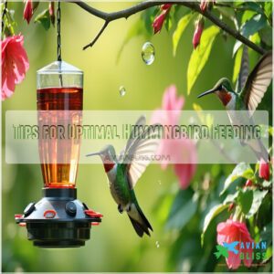 Tips for Optimal Hummingbird Feeding