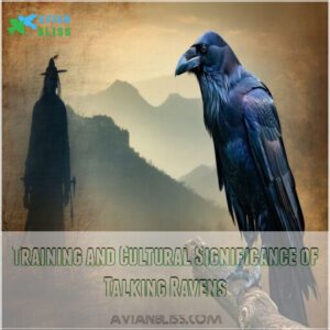 Training and Cultural Significance of Talking Ravens