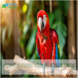 Treating Parrot Feather Health Issues