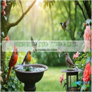 types of songbirds information