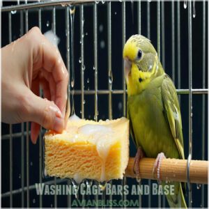 Washing Cage Bars and Base