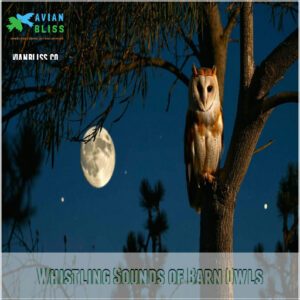 Whistling Sounds of Barn Owls