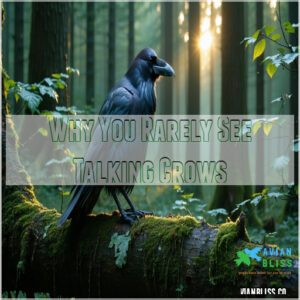 Why You Rarely See Talking Crows