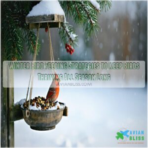 winter bird feeding strategies