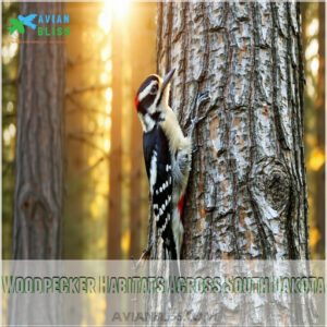 Woodpecker Habitats Across South Dakota