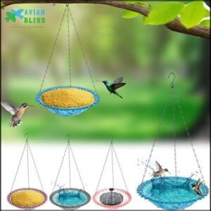 4 Pack Hanging Bird Bath