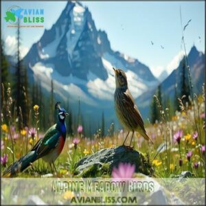 Alpine Meadow Birds