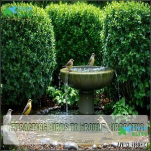 Attracting Birds to Ground Birdbaths