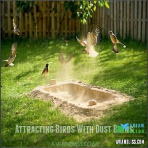 Attracting Birds With Dust Baths