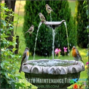 Bird Bath Maintenance Tips