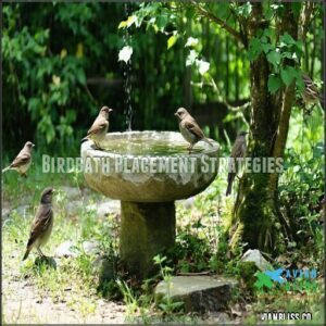 Birdbath Placement Strategies