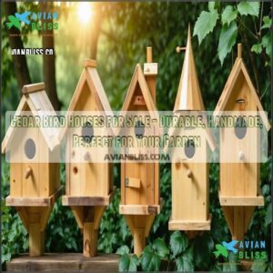 cedar bird houses for sale