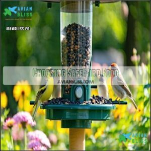 Choosing Safe Bird Food