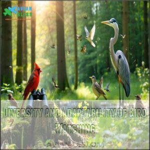 Diversity and Adaptability of Bird Watching