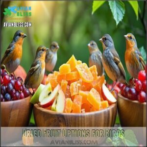 Dried Fruit Options for Birds