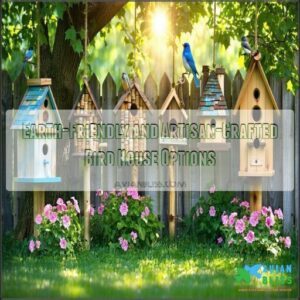 Earth-Friendly and Artisan-Crafted Bird House Options