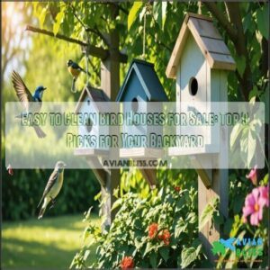 easy to clean bird houses for sale