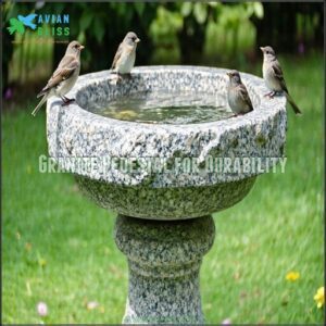 Granite Pedestal for Durability