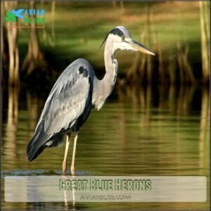 Great Blue Herons