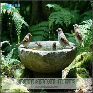 Ground Birdbath Benefits