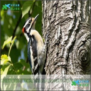 Hairy Woodpecker Characteristics and Behaviors