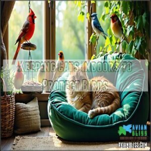 Keeping Cats Indoors to Protect Birds