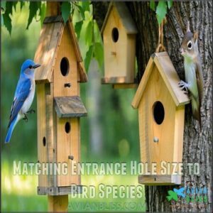 Matching Entrance Hole Size to Bird Species