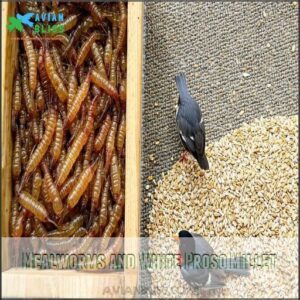 Mealworms and White Proso Millet