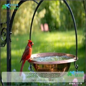 Metal Bird Baths