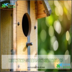 Mounting Guards on Birdhouses