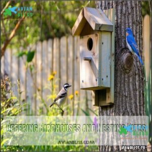 Offering Birdhouses and Nesting Sites