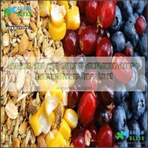 organic bird food without sunflower seeds