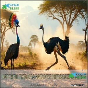 Ostrich and Cassowary Characteristics