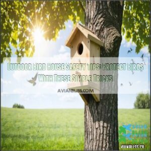 outdoor bird house safety tips