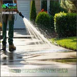 Power Washing for Large Areas