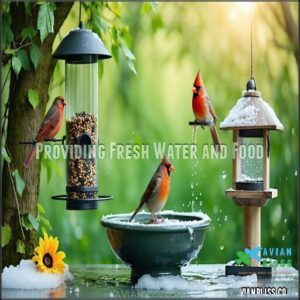 Providing Fresh Water and Food