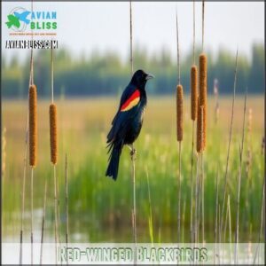 Red-winged Blackbirds