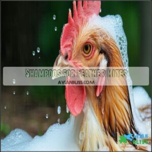 Shampoos for Feather Mites