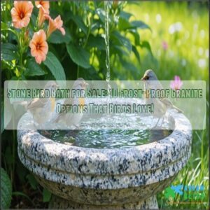 stone bird bath for sale