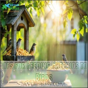 Tips for Feeding Cheerios to Birds