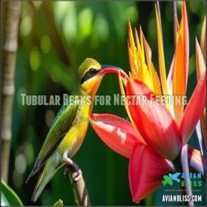 Tubular Beaks for Nectar Feeding