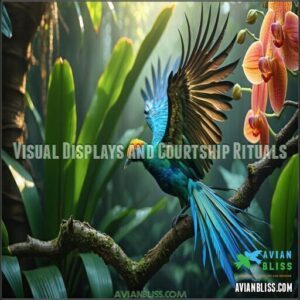 Visual Displays and Courtship Rituals