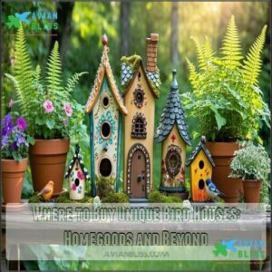 Where to Buy Unique Bird Houses: Homegoods and Beyond