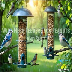 Wire Mesh Feeders for Peanuts and Suet