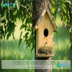 Wren and Chickadee Houses