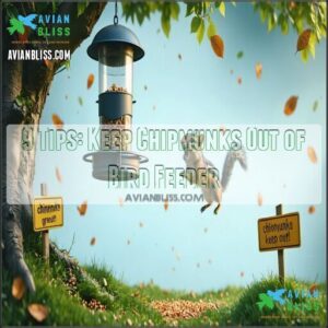 9 tips on how to keep chipmunks out of your bird feeder