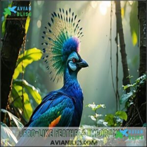 Afro-like Feathers Importance